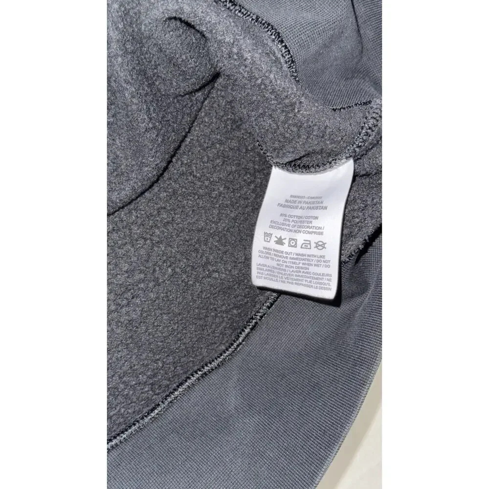 Nike Sportswear Women’s Fleece Sweatshirt Crew Cropped Black Size 2X